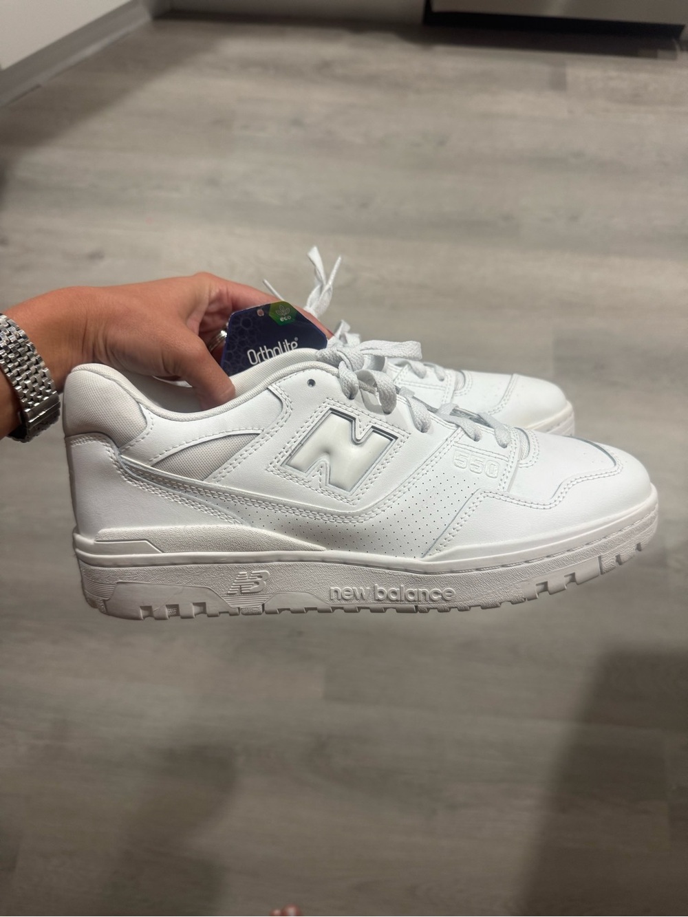 New Balance 550 Triple White Sneakers BB550WWW Men’s 11